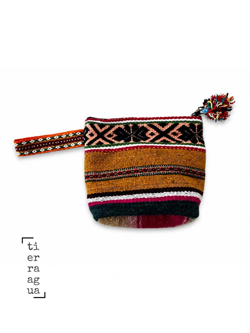 Peruvian Handwoven Wristlet Pouch Clutch Purse